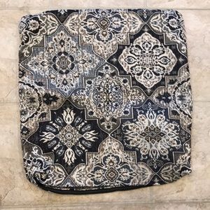 Set of paisley, floral, blue, beige pillow cases